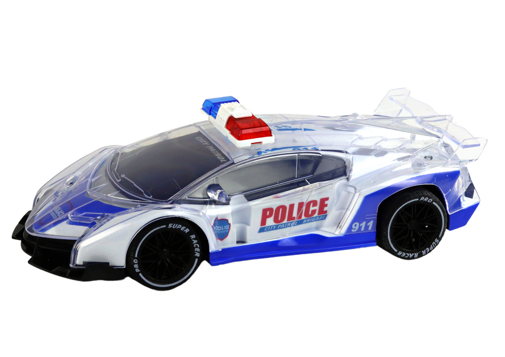 Auto na daljinsko upravljanje Police Sports 1:16 Lights