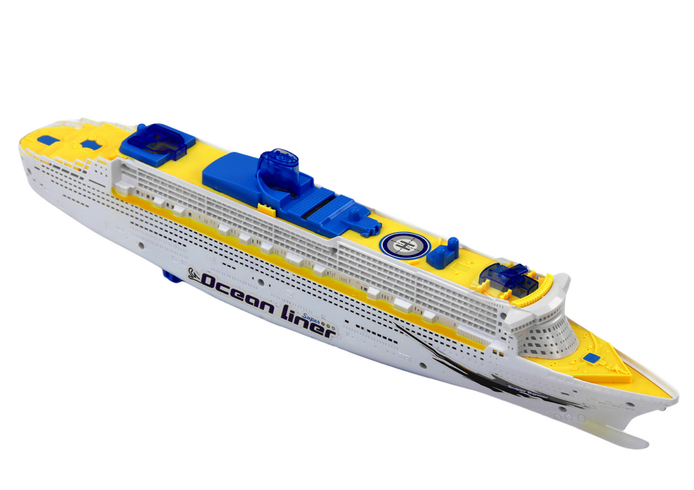 Passenger Cruise Ship Driving Lights Sounds