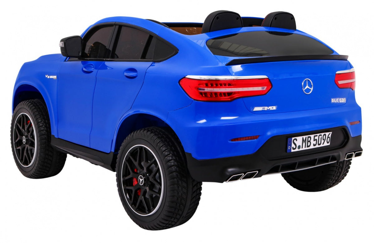 Licencirani auto na akumulator Mercedes GLC 63S - dvosjed - plavi
