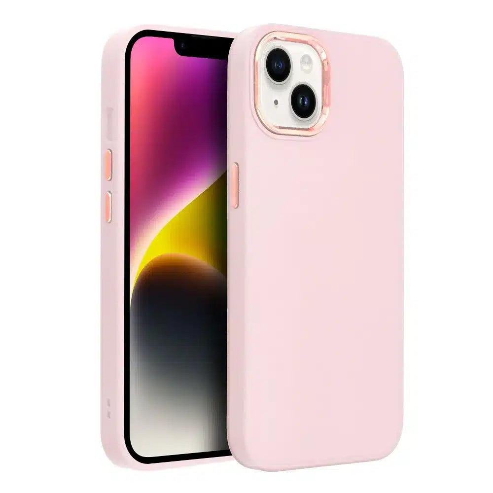 RÁMOVÉ pouzdro pro XIAOMI Redmi 12 4G / 12 5G pudrově růžové