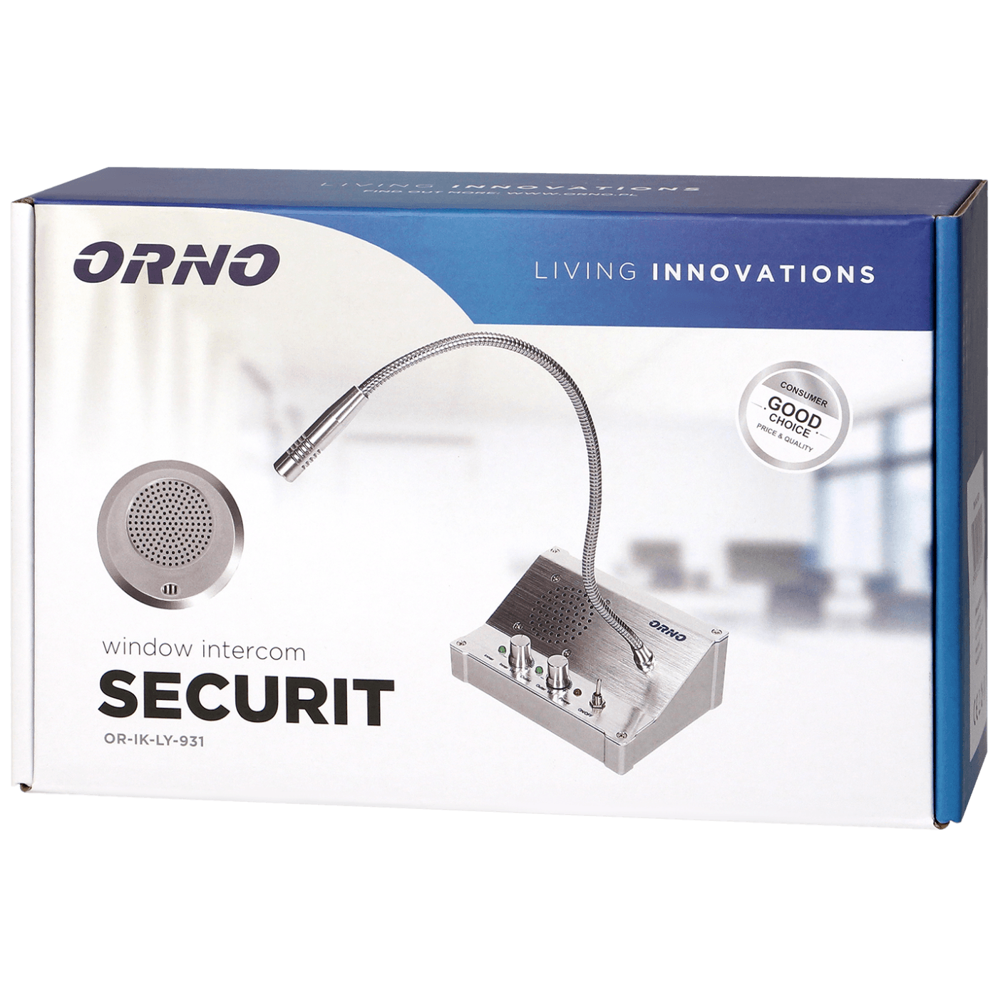 Orno Interkom, drátový, obousměrná komunikace, Securit - OR-IK-LY-931