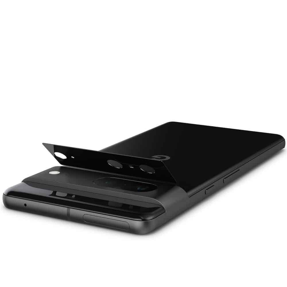Spigen - Ochranné sklo Glas.tR EZ Fit Optik.TR pro fotoaparát (2 ks) - Google Pixel 7 - černé