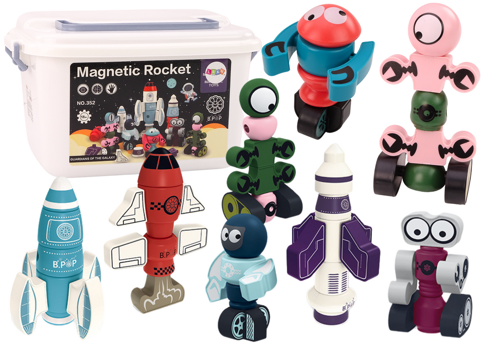 Magnetski blokovi Space Rocket - 56 komada