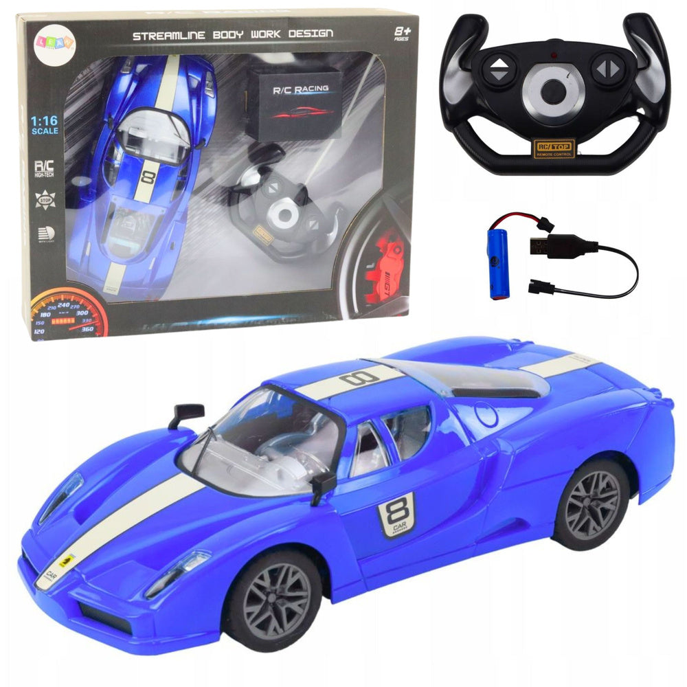 Sportski automobil na daljinsko upravljanje 1:16 R/C ST - crveni