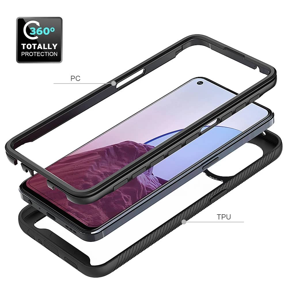 Techsuit - Defense360 Pro + ochrana obrazovky pro Oppo Reno7 Lite / Reno8 Lite - černá