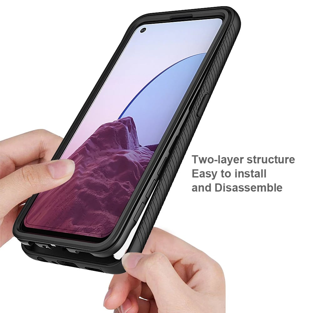 Techsuit - Defense360 Pro + ochrana obrazovky pro Oppo Reno7 Lite / Reno8 Lite - černá