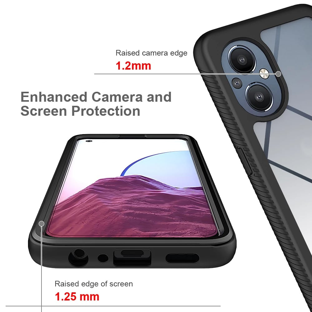 Techsuit - Defense360 Pro + ochrana obrazovky pro Oppo Reno7 Lite / Reno8 Lite - černá