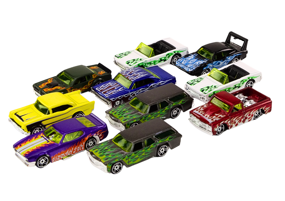 Set metalnih autića za igru Springs 1:64 - 10 kom