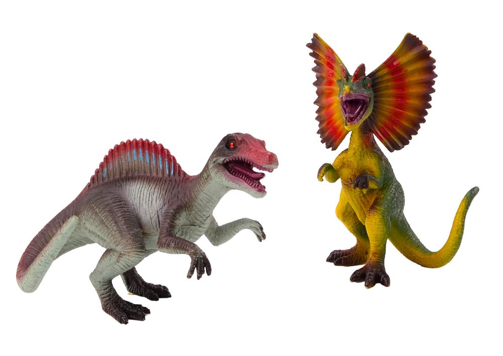 Figurice dinosaura Spinosaurus, Dilophosaurus - 2 kom
