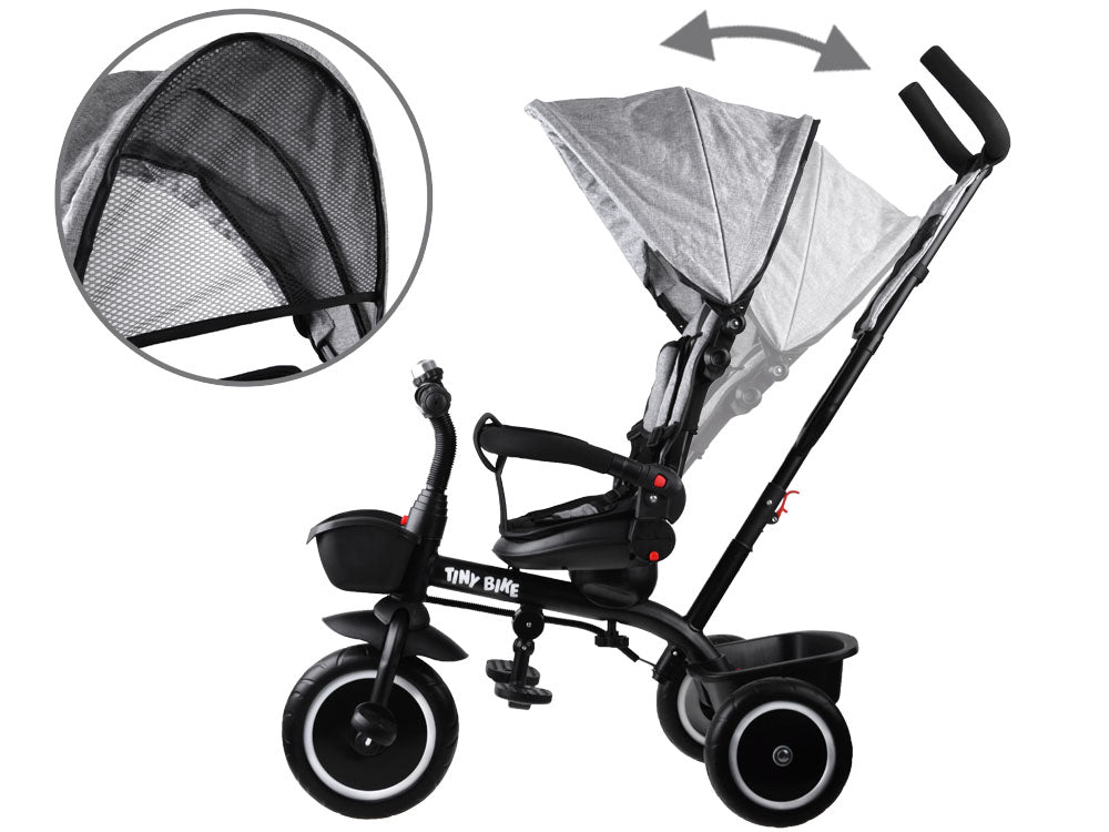 Tricikl Tiny Bike 3u1 – Grey