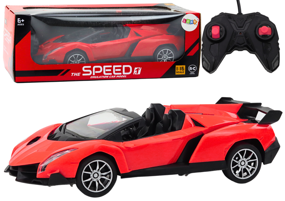 Auto na daljinsko upravljanje LaSport 1:16 - crveni