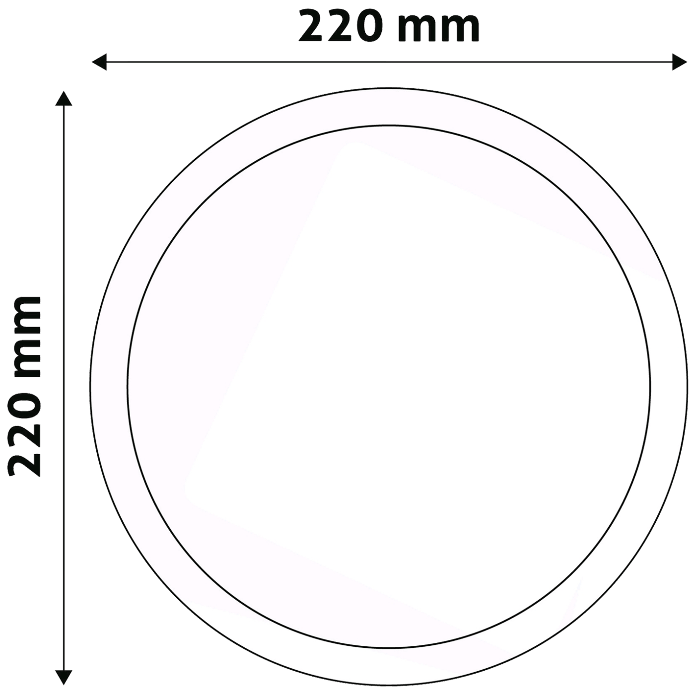 Avide Plafonjera LED, ugradna, 18W, 1490 lm, 4000K, IP20 - ACRPNW-R-18W-ALU