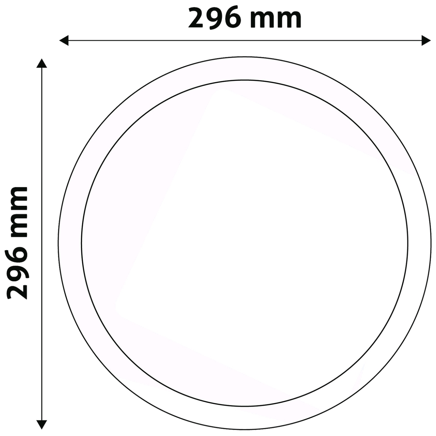 Avide Plafonjera LED, ugradna, 24W, 2000 lm, 4000K, IP20 - ACRPNW-R-24W-ALU