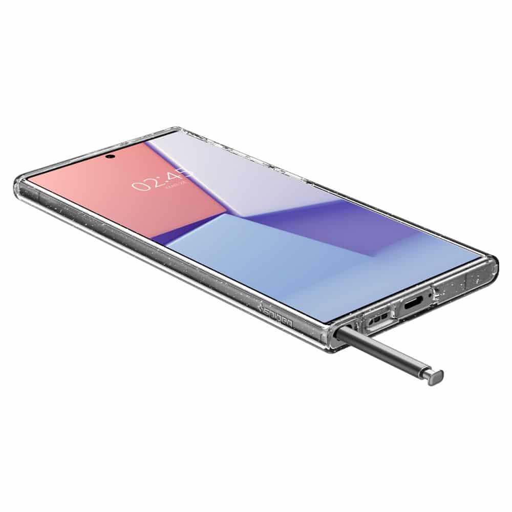 Spigen - Liquid Crystal pro Samsung Galaxy S23 Ultra - Crystal Quartz