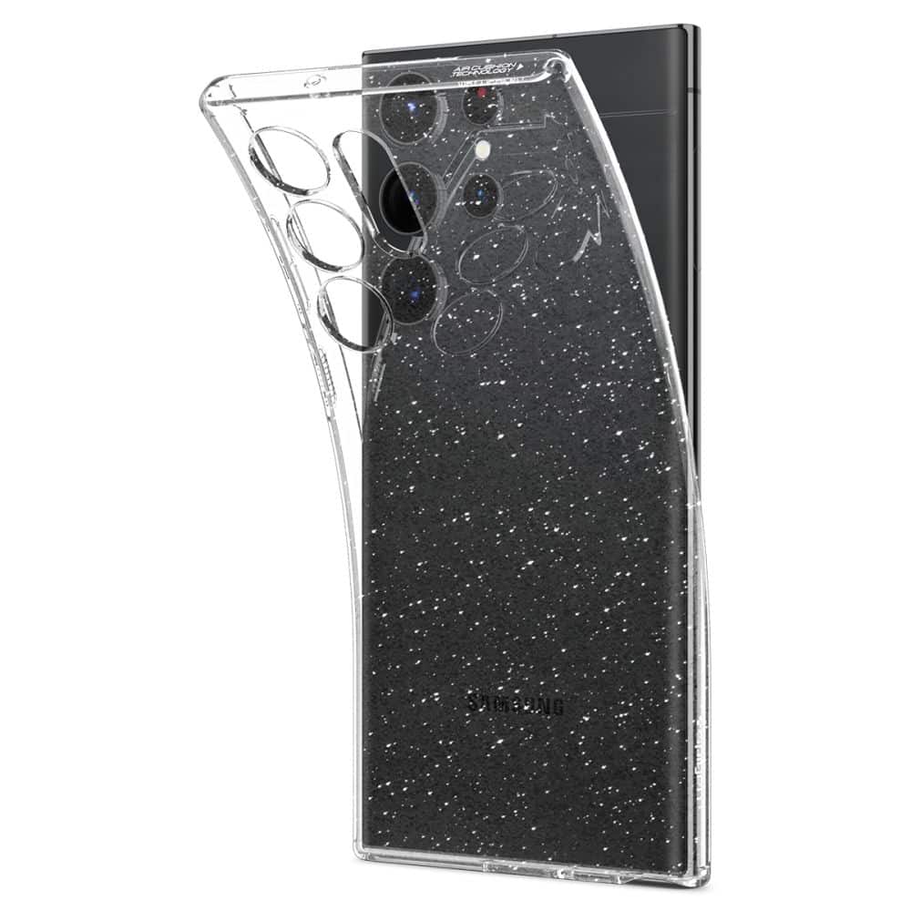 Spigen - Liquid Crystal pro Samsung Galaxy S23 Ultra - Crystal Quartz