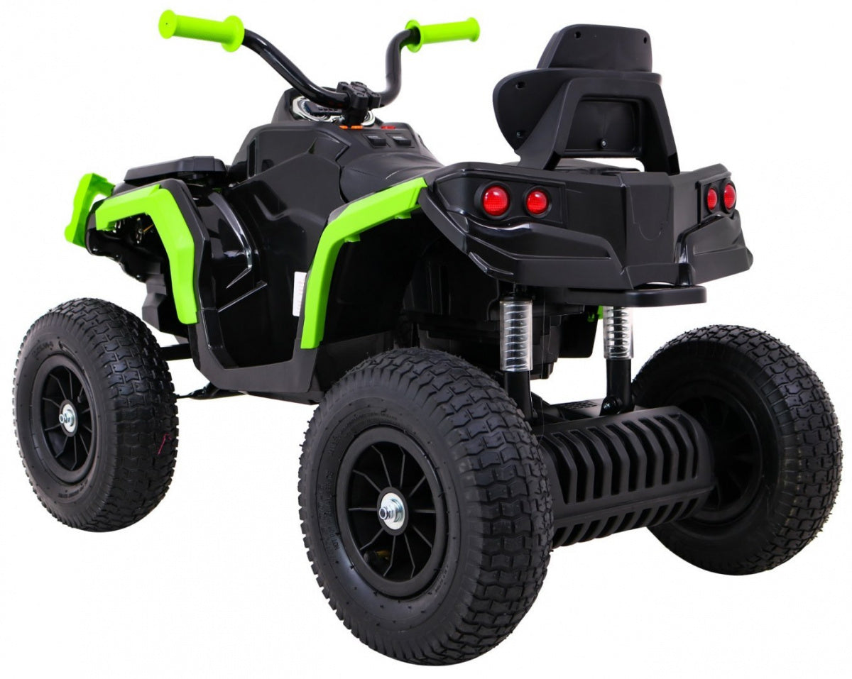 Quad na akumulator ATV Air - crno/zeleni
