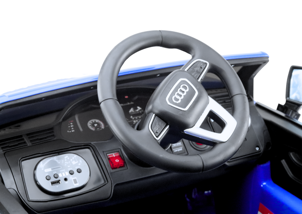 Audi Q7 Blue Painted Battery Car