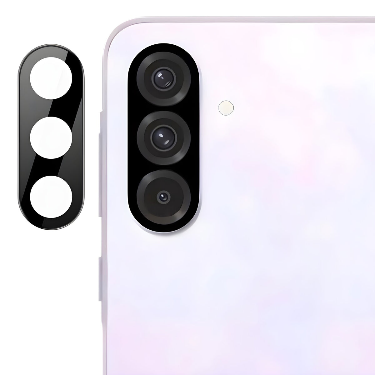 Techsuit zaštitno staklo za kameru za Samsung Galaxy A56 5G - Crna KP36689