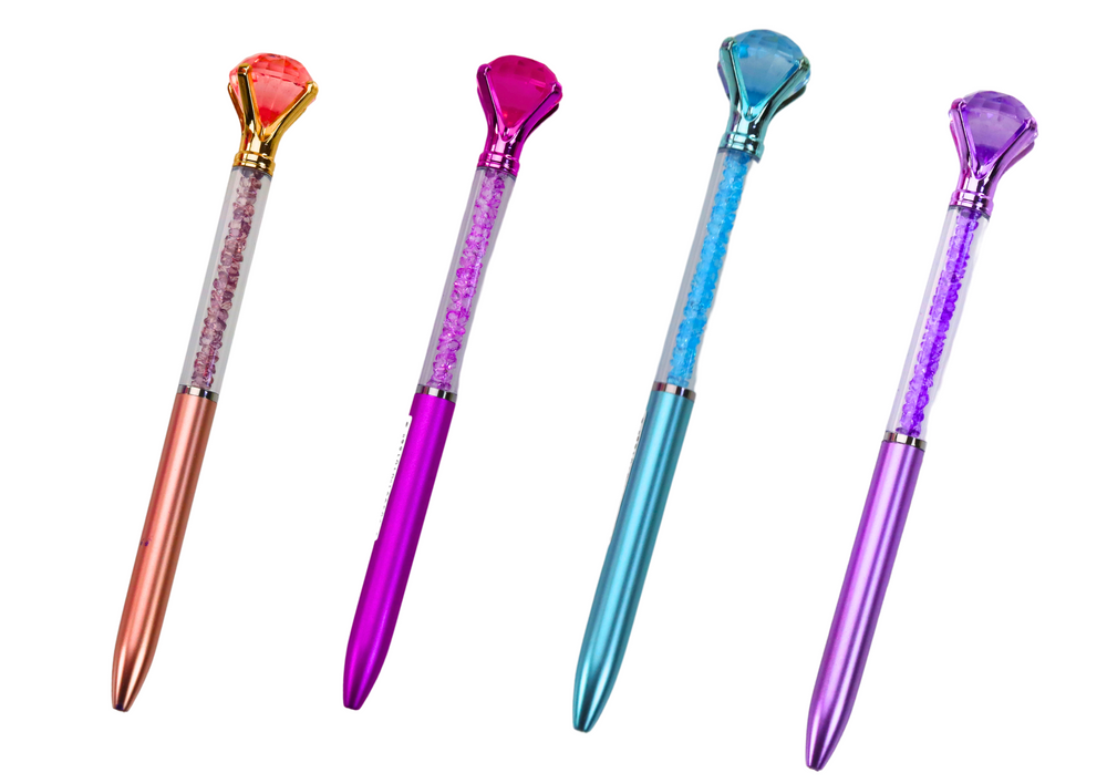 Diamond Ballpoint Pen Diamonds Blue Refill 0.7mm Mix