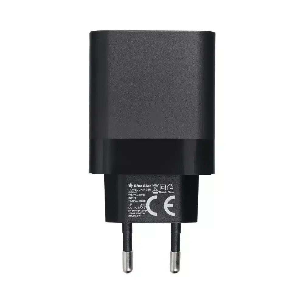 BLUE STAR 3A 45W nabíječka typu C PD QC4.0 TFB-TC-45W - černá