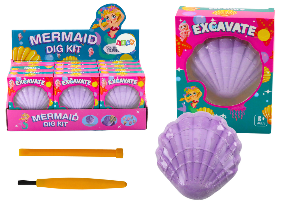 Arheološki set za igru - Sirena u školjci za male istraživače