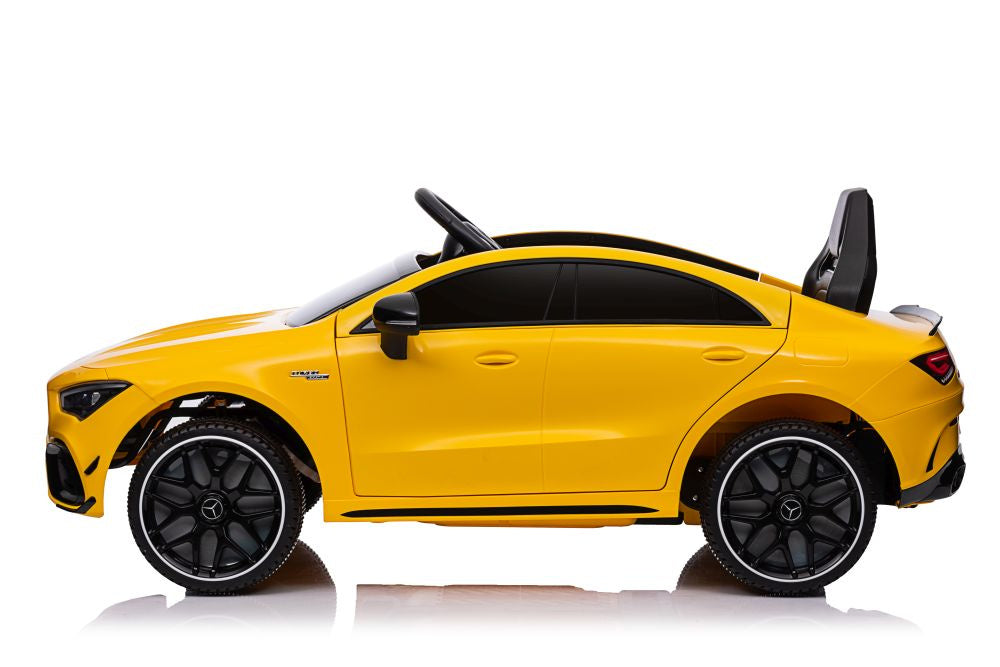 Licencirani auto na akumulator Mercedes CLA 45s AMG 4x4 - žuti