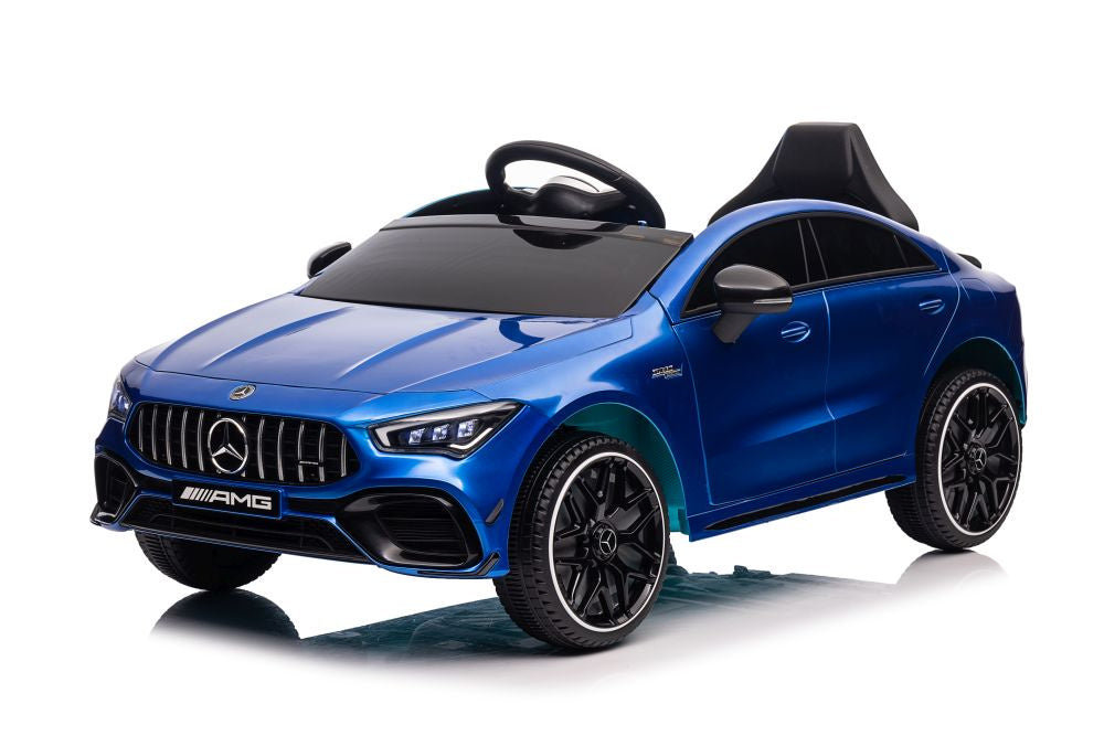 Licencirani auto na akumulator Mercedes CLA 45s AMG 4×4 – plavii/lakirani