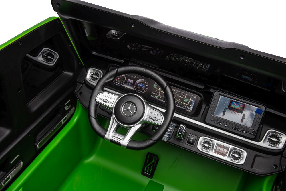 Licencirani auto na akumulator Mercedes G63 XXL 24V 4x4 - DVOSJED - zeleni