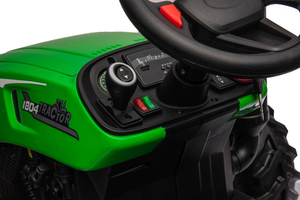 Traktor na akumulator HC-306 24V - zeleni