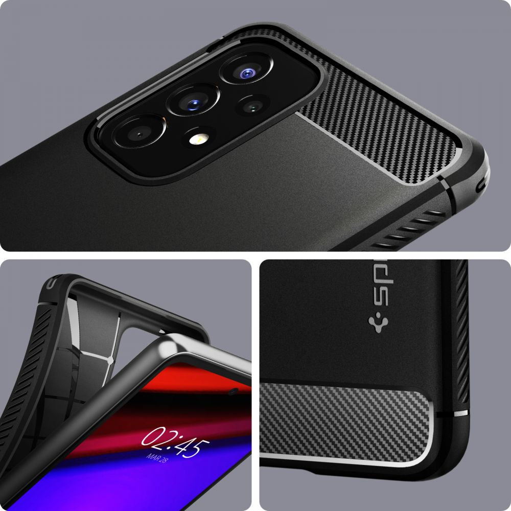 SPIGEN RUGGED ARMOR PRO SAMSUNG GALAXY A53 5G MATNÁ ČERNÁ