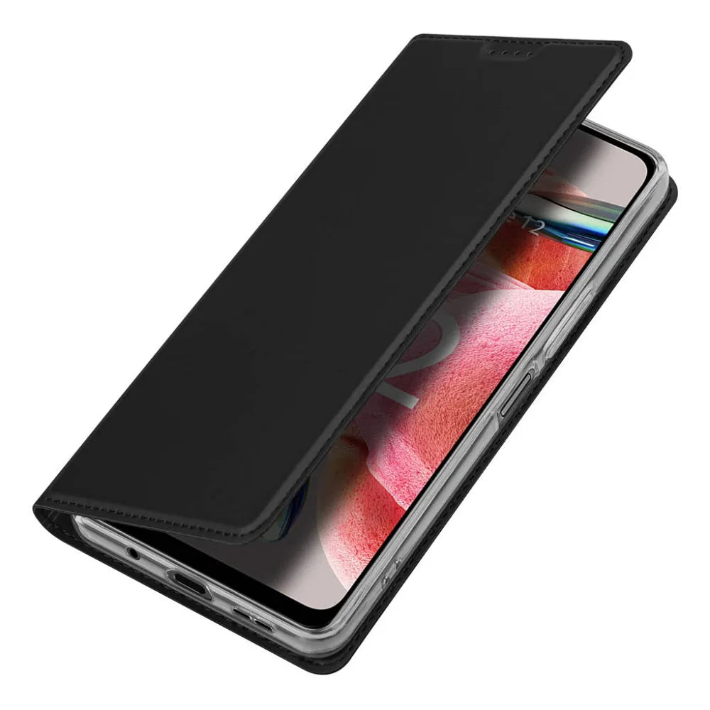 DUX DUCIS Skin Pro – pouzdro s flipem pro Xiaomi Redmi Note 12 4G černé