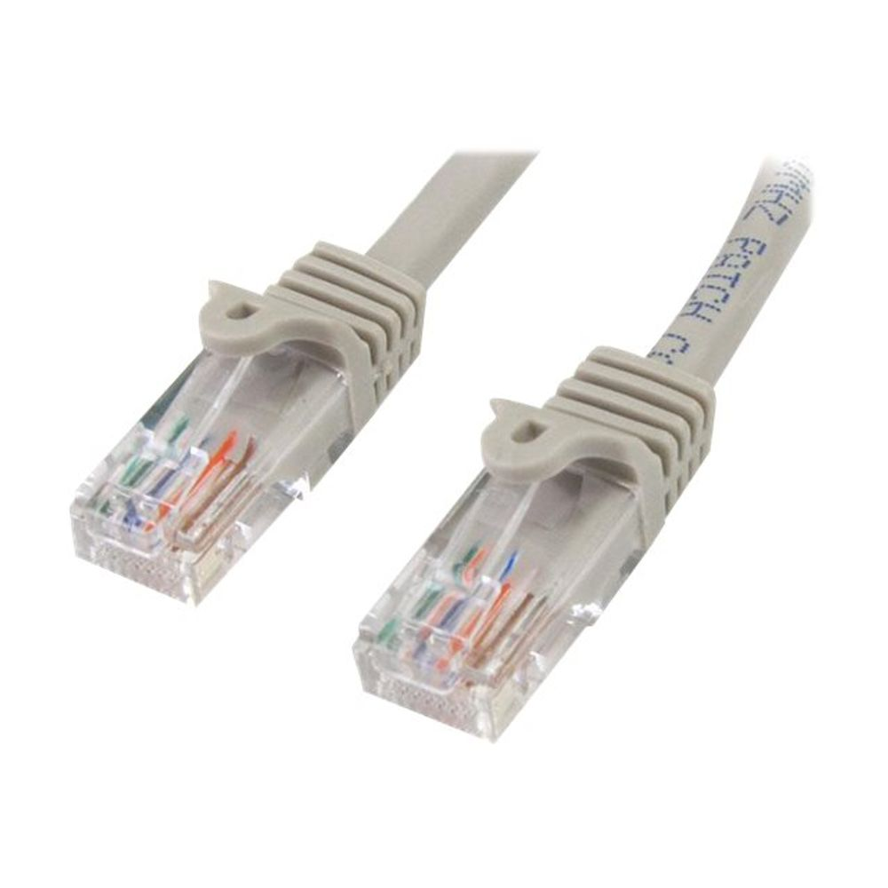 StarTech.com 45PAT5MGR kabel za umrežavanje Sivo 5 m Cat5e U/UTP (UTP)