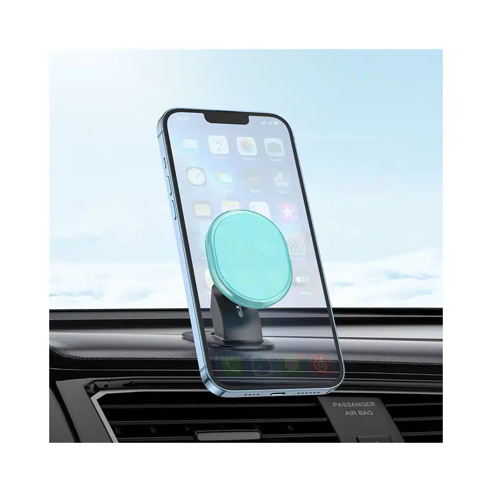 HOCO magnetický držák do auta na středovou konzoli Shiny H2 ice mist