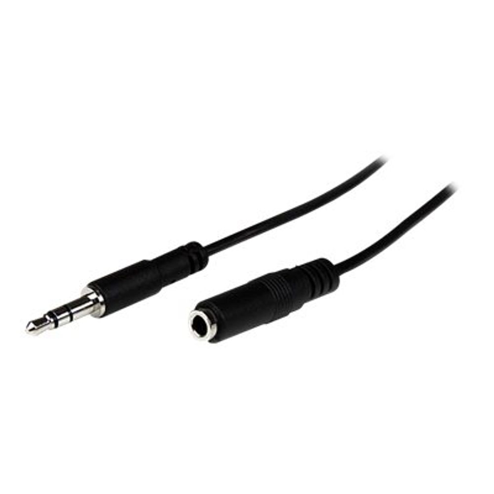 StarTech.com MU2MMFS audio kabel 2 m 3.5mm Crno