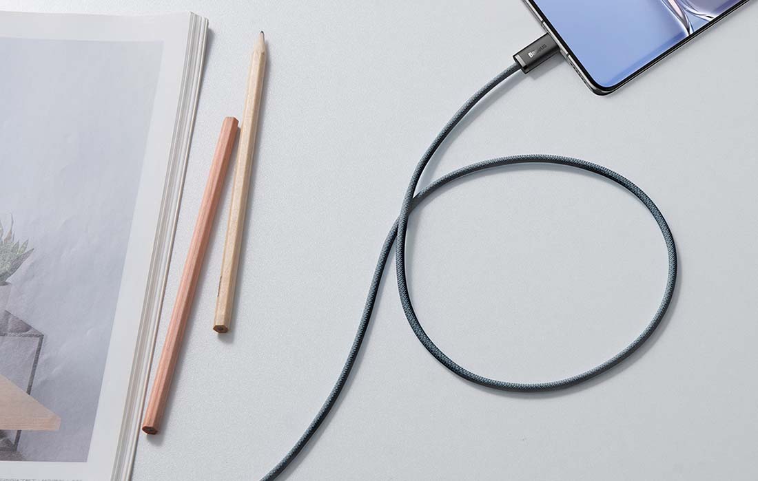 Kabel USB-C na USB-C Baseus Dynamic Series, 100W, 1m (šedý)