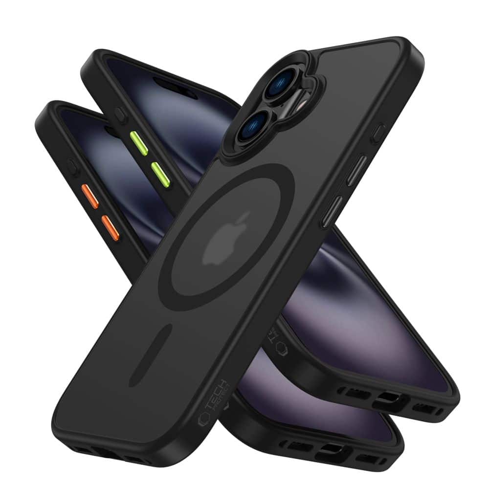 TECH-PROTECT MAGMAT XT 3-SET MAGSAFE KRYT PRO iPhone 16 - matná černá