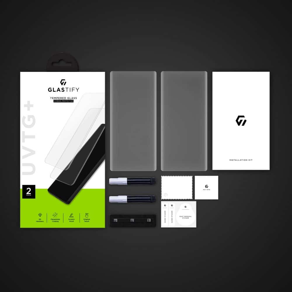 GLASTIFY UVTG+TVRZENÉ SKLO 2KS PRO SAMSUNG GALAXY S22 ULTRA