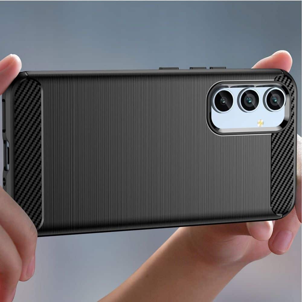 TECH-PROTECT TPUCARBON POUZDRO PRO SAMSUNG GALAXY A54 5G ČERNÉ