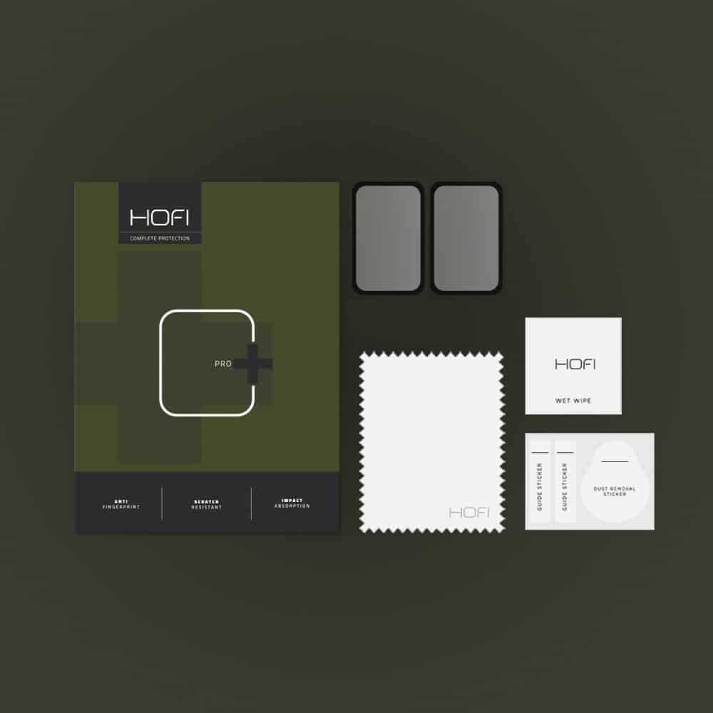 HYBRIDNO STAKLO HOFI HYBRID PRO+ 2-PACK ZA XIAOMI SMART BAND 7 PRO CRNO