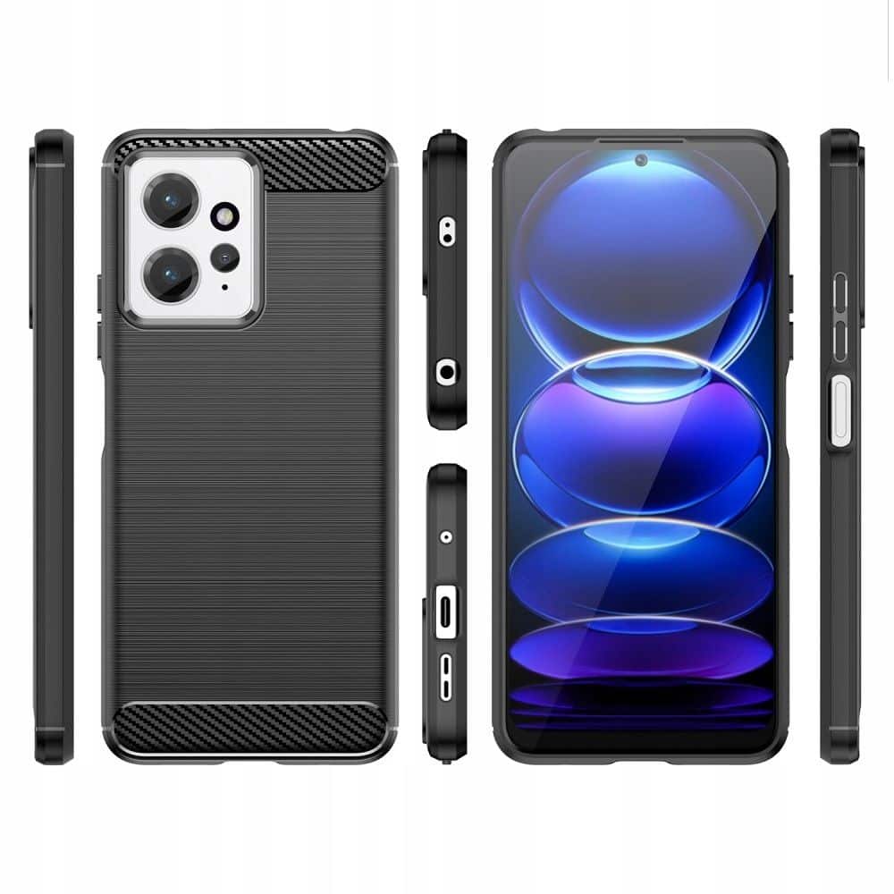 TECH-PROTECT TPUCARBON POUZDRO PRO XIAOMI REDMI NOTE 12 4G / LTE černé
