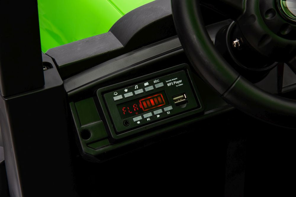 Traktor na akumulator A011 24V - Zeleni