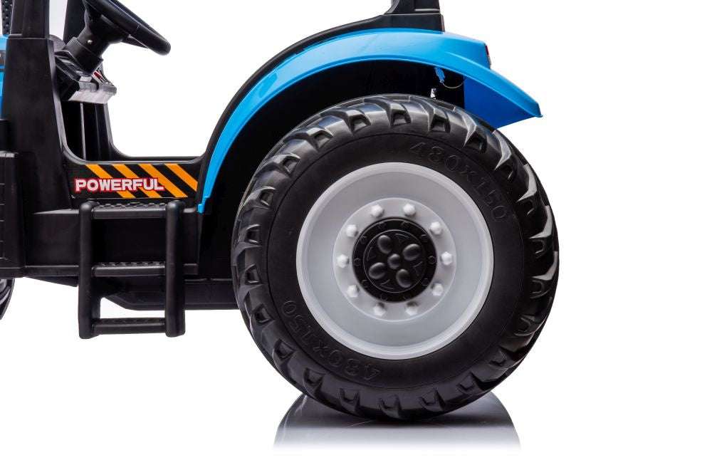 Traktor na akumulator A011 24V - plavi