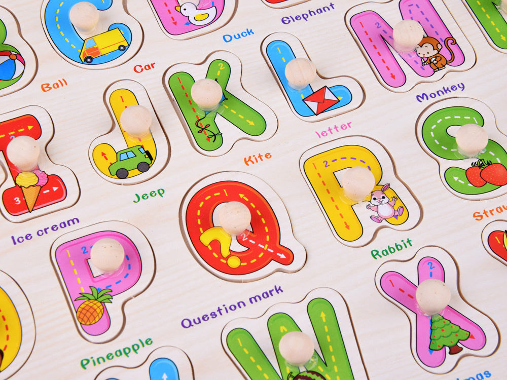 Drvene puzzle English 2u1
