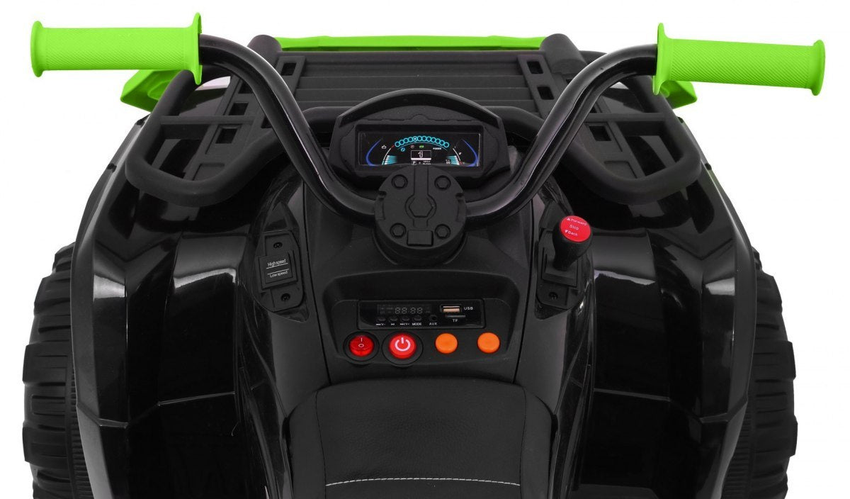 Quad na akumulator XL ATV - crno/zeleni