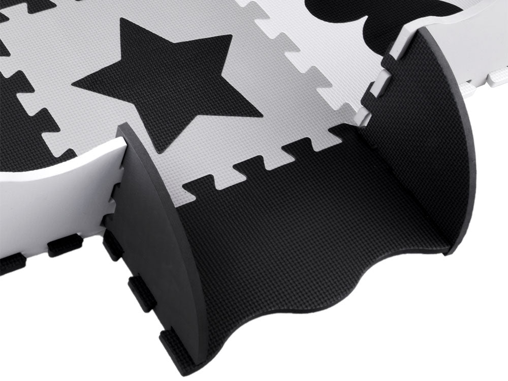 Mekane podne puzzle black&white