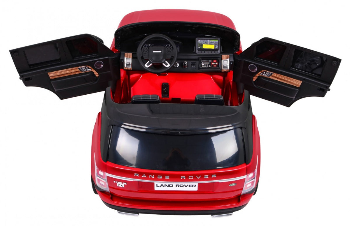 Licencirani auto na akumulator Range Rover HSE 4x4 - dvosjed - crveni/lakirani