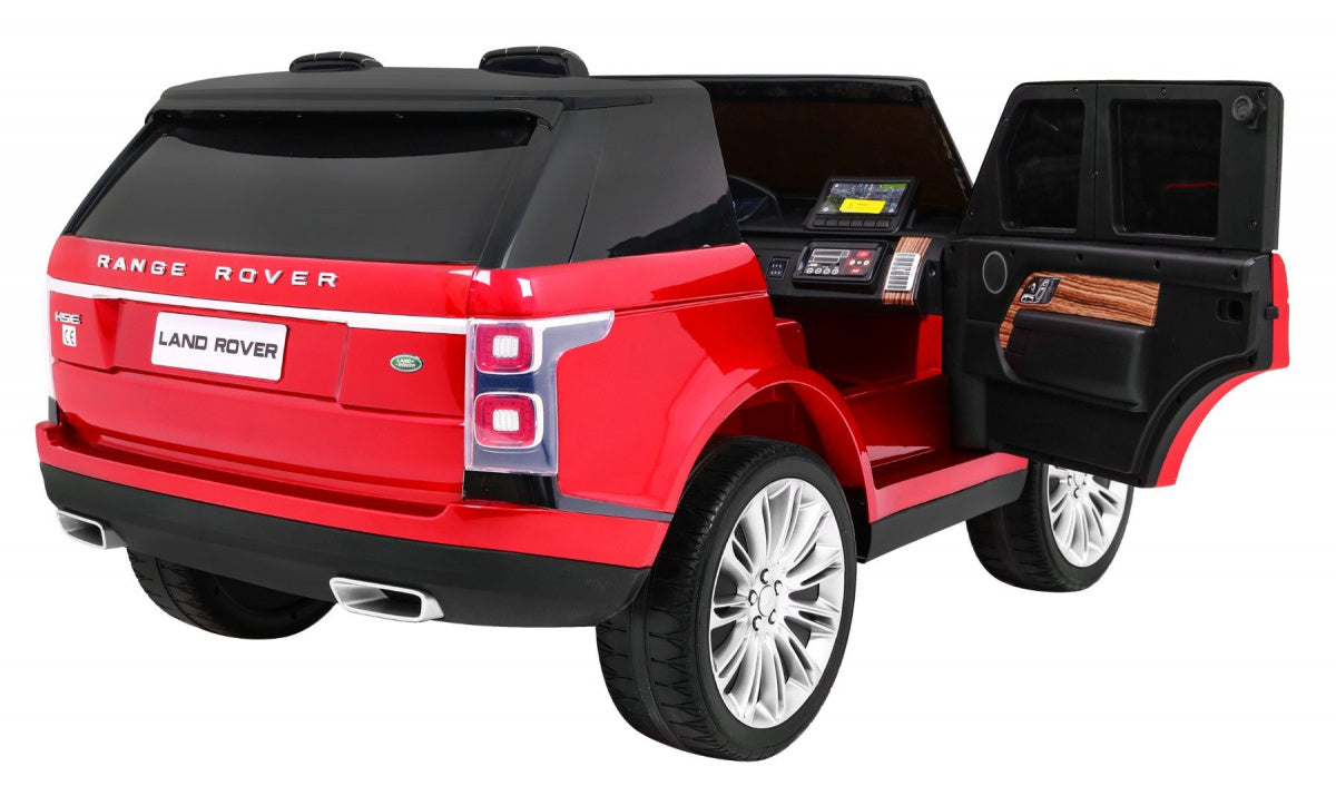 Licencirani auto na akumulator Range Rover HSE 4x4 - dvosjed - crveni/lakirani
