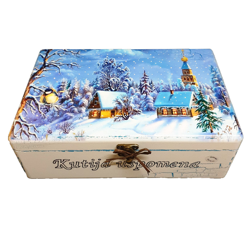 🎁 Krabička vzpomínek – Uchovejte si ty nejvzácnější okamžiky v hřejivém zimním příběhu 🎁 Š154154