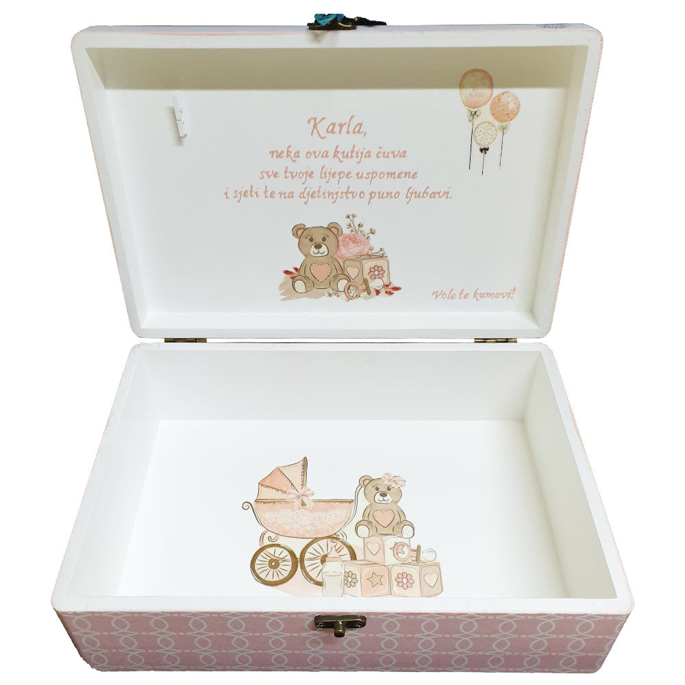 Personalizovaný box na vzpomínky s fotografií a jménem! Š18023