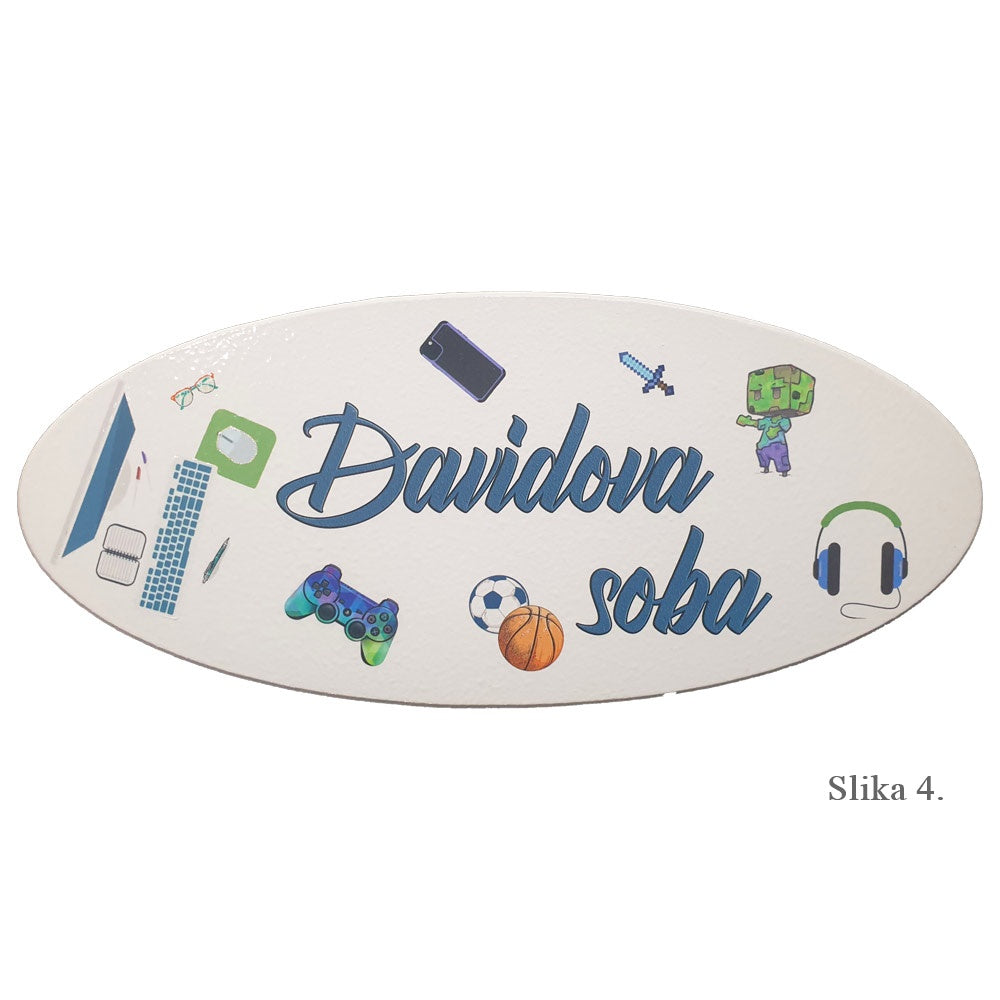 Personalizované nápisy do dětského pokoje